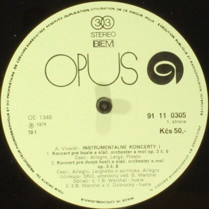 Opus 9111 0305 - Antonio Vivaldi, Slovak Chamber Orchestra, Bohd - Image 5
