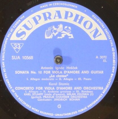 Supraphon SUA 10568 - Attilio Ariosti, Antonio Vivaldi, Pater An - Image 6