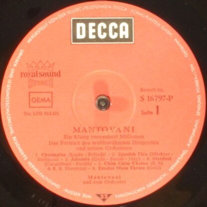 DECCA S 16 797-P - Mantovani - Ein Klang Verzaubert Millionen - Image 5