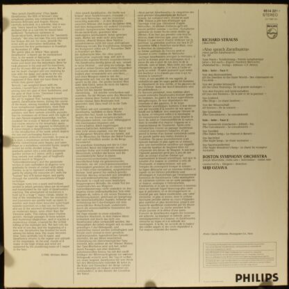 Philips 6514 221 - Richard Strauss, Joseph Silverstein, Boston S - Image 2
