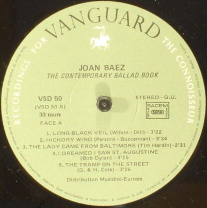 Vanguard VSD 49/50 - Joan Baez - The Contemporary Ballad Book - Image 7