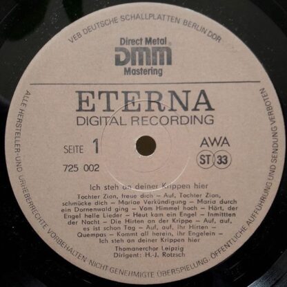 Eterna 725 002 - Thomanerchor - Ich Steh An Deiner Krippen Hier - Image 3