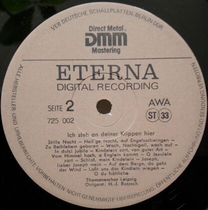 Eterna 725 002 - Thomanerchor - Ich Steh An Deiner Krippen Hier - Image 4