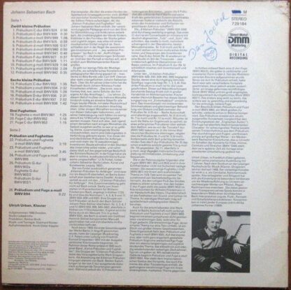 Eterna 7 29 184 - Johann Sebastian Bach, Ulrich Urban - Kleine P - Image 2