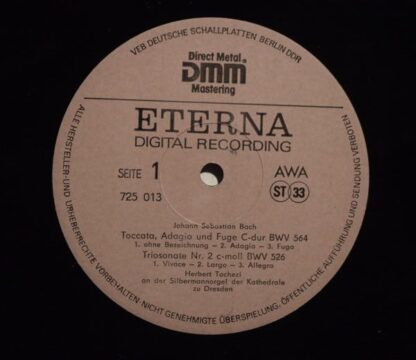 Eterna 725 013 - Johann Sebastian Bach, Herbert Tachezi - Orgelw - Image 3