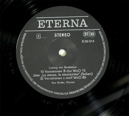 Eterna 8 26 014 - Ludwig van Beethoven, Eva Ander - Variationen - Image 4
