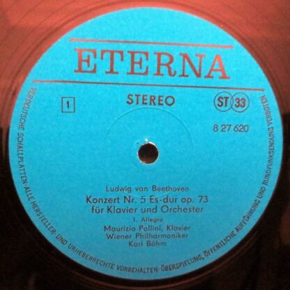 Eterna 8 27 620 - Ludwig van Beethoven, Maurizio Pollini, Wiener - Image 3