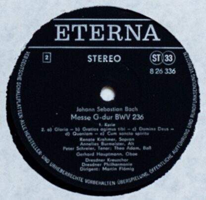 Eterna 8 26 336 - Johann Sebastian Bach, Renate Krahmer, Annelie - Image 3
