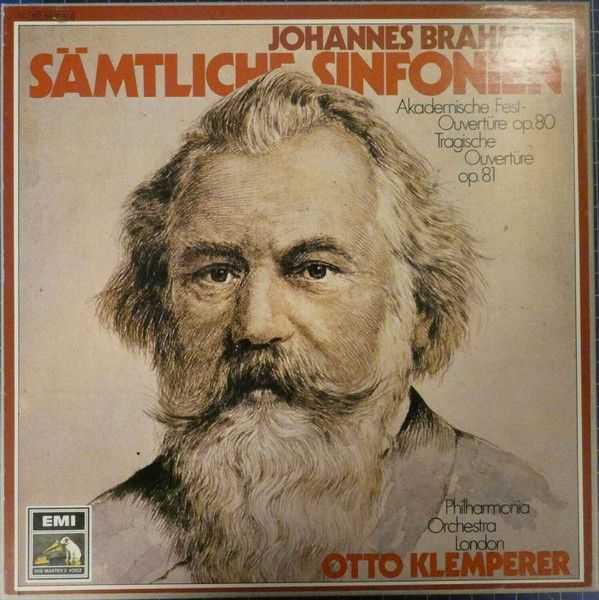 His Master's Voice 1C 197-50 034/7 - Johannes Brahms, Philharmon