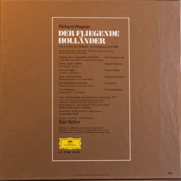 Deutsche Grammophon 2740 140 - Richard Wagner, Karl Böhm - Der F - Image 2