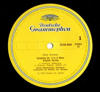 Deutsche Grammophon 2530 828 - Anton Bruckner, Berliner Philharm - Image 3