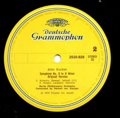 Deutsche Grammophon 2530 828 - Anton Bruckner, Berliner Philharm - Image 4