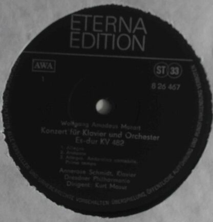 Eterna 8 26 467 - Wolfgang Amadeus Mozart, Annerose Schmidt, Dre - Image 3