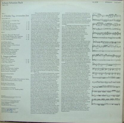 Eterna 8 27 677 - Johann Sebastian Bach - O Holder Tag, Erwünsch - Image 2