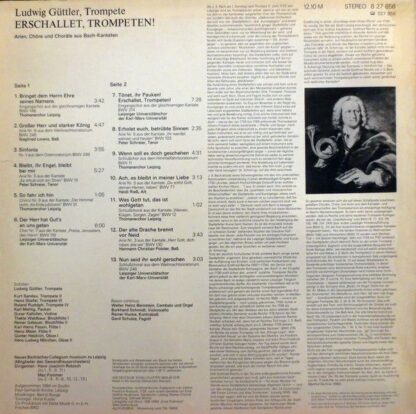 Eterna 8 27 856 - Ludwig Güttler - Erschallet, Trompeten! - Image 2