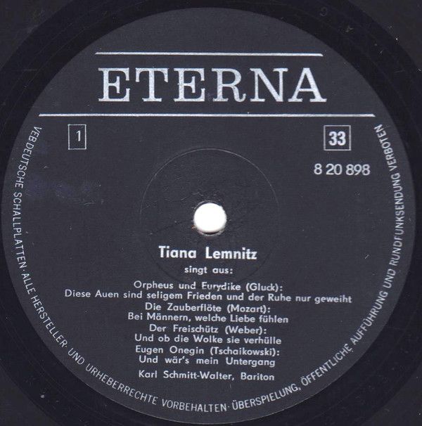 Eterna 8 20 898 - Tiana Lemnitz - Tiana Lemnitz Sopran - Image 4