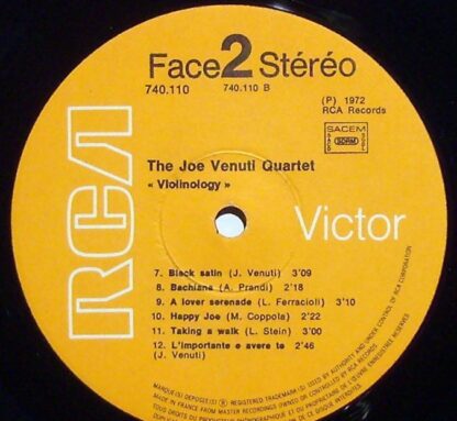 RCA Victor 740 110 - Joe Venuti - Violinology - Image 3