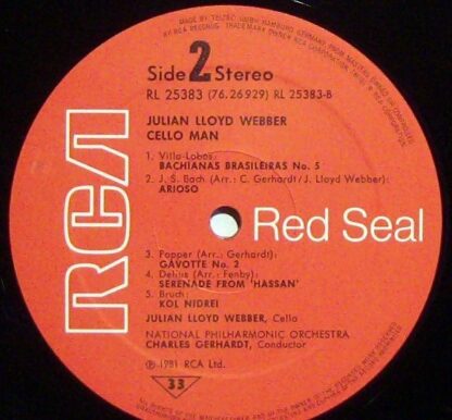 RCA RL 25383 - Julian Lloyd Webber,National Philharmonic Orchest - Image 3