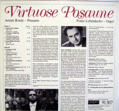Laudate 91.507 - Armin Rosin, Franz Lehrndorfer - Virtuose Posau - Image 2