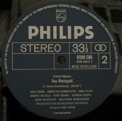 Philips 6747 046 - Richard Wagner, Karl Böhm - Das Rheingold   ( - Image 8