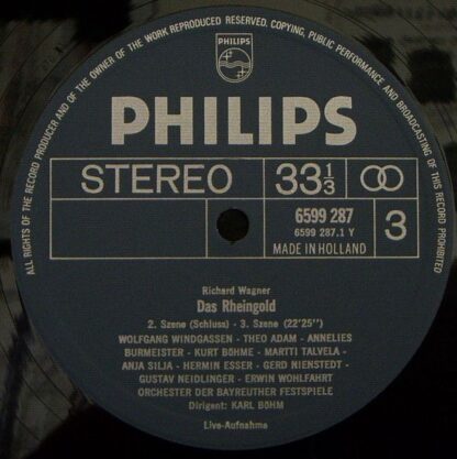Philips 6747 046 - Richard Wagner, Karl Böhm - Das Rheingold   ( - Image 9