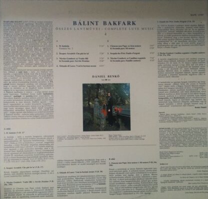 Hungaroton SLPX 11987 - Valentin Bakfark, Dániel Benkő - Bálint - Image 2