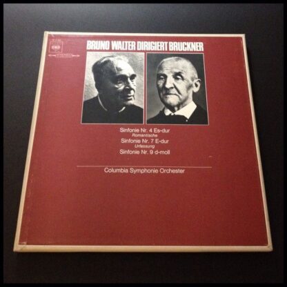 CBS S 77 401 - Bruno Walter, Anton Bruckner, Columbia Symphony O - Image 2