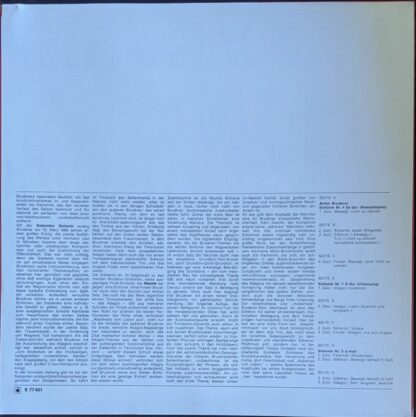 CBS S 77 401 - Bruno Walter, Anton Bruckner, Columbia Symphony O - Image 4