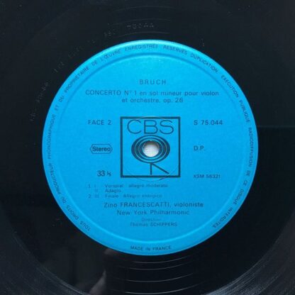 CBS 75 044 - Zino Francescatti, Felix Mendelssohn-Bartholdy, Max - Image 7
