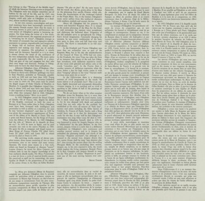 Archiv Produktion 2533 145 - Johannes Ockeghem, Josquin Des Prés - Image 4