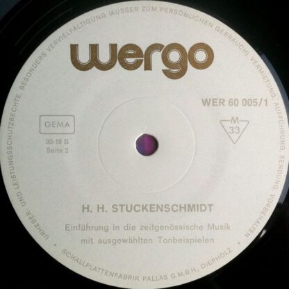 WERGO WER 60005 - Hans Heinz Stuckenschmidt - Einführung In Die - Image 4