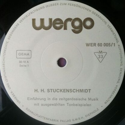 WERGO WER 60005 - Hans Heinz Stuckenschmidt - Einführung In Die - Image 5