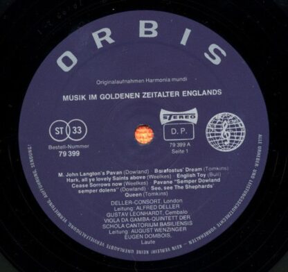 Orbis 79 399 - Deller Consort, Gustav Leonhardt, Viola-da-Gamba- - Image 3