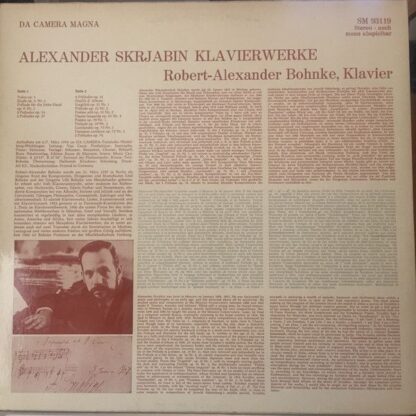 Da Camera Magna SM 93119 - Alexander Scriabin, Robert Alexander - Image 2