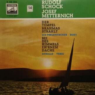 Electrola E 40 145 - Rudolf Schock,Josef Metternich - Der Tempel