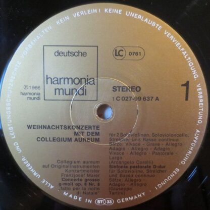 EMI Electrola 1C 027-99 637 - Arcangelo Corelli, Giuseppe Tartin - Image 7