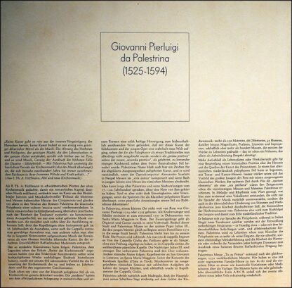 Deutsche Harmonia Mundi 1C 065-99 685 Q - Giovanni Pierluigi da - Image 2