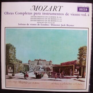 DECCA SXL 6052 - Wolfgang Amadeus Mozart, London Wind Soloists,