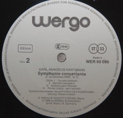 WERGO WER 60086 - Karl Amadeus Hartmann - 8 Symphonien ≋ Gesangs - Image 4