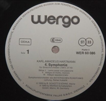 WERGO WER 60086 - Karl Amadeus Hartmann - 8 Symphonien ≋ Gesangs - Image 5