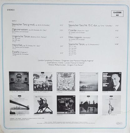 DECCA 6.42586 AH - Various - Zigeunerweisen Ungarische Tänze - C - Image 2
