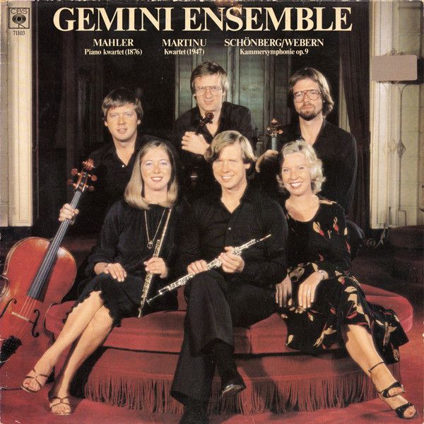 CBS 71103 - Gemini Ensemble (2) - Mahler • Martinu • Schönberg/W