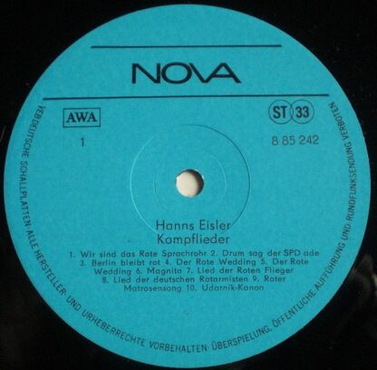 Nova 8 85 242 - Hanns Eisler - Kampflieder - Blasorchester-Bearb - Image 4