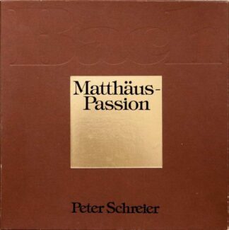 Eterna 8 27 822 - 825 - Johann Sebastian Bach, Peter Schreier -