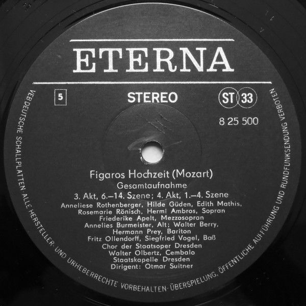 Eterna 8 25 498-500 - Wolfgang Amadeus Mozart - Figaros Hochzeit - Image 8