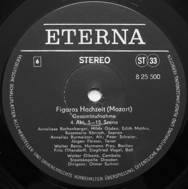 Eterna 8 25 498-500 - Wolfgang Amadeus Mozart - Figaros Hochzeit - Image 9