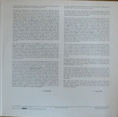 Erato STU 70890 - Giacomo Puccini, William Johns, Philippe Hutte - Image 6
