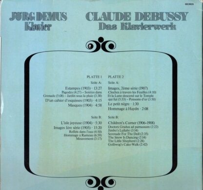 Metronome Classic 66 060 5 - Jörg Demus, Claude Debussy - Das Kl - Image 2