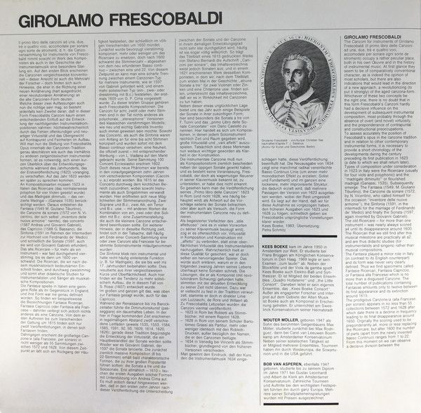 His Master's Voice Digital 1C 069 1466951 - Girolamo Frescobaldi - Image 2