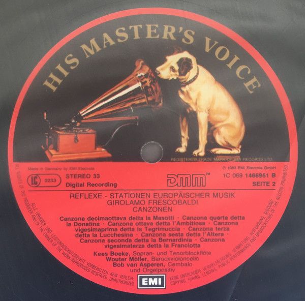 His Master's Voice Digital 1C 069 1466951 - Girolamo Frescobaldi - Image 6